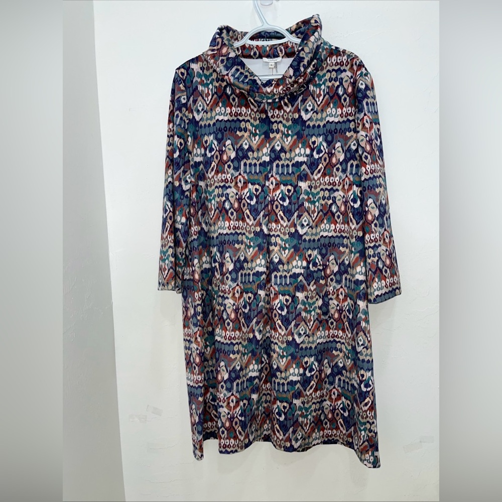 Tyler Boe Women’s  Multicolor Long‎ Sleeve Dress Size XL